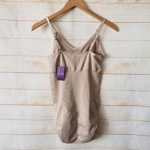 HeyShape Snatched Shapewear Slimming Bodysuit Nude Neutral Women's Size Large - Picture 4 of 11